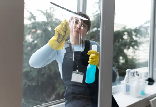 Nettoyage de vitres intérieures et extérieures au Pin